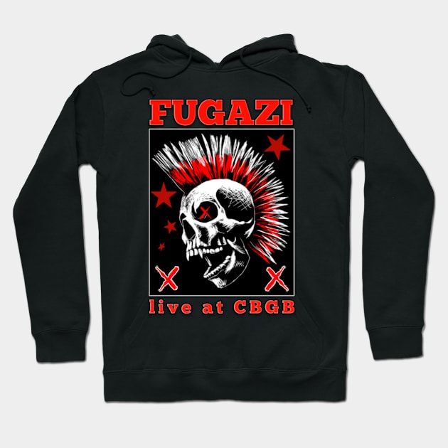 Fugazi - vintage poster Hoodie by Executive class